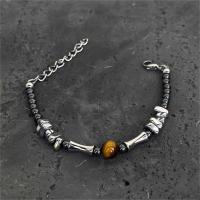 Pulsera de Obsidiana Ligera de Lujo Estilo Chino Vintage Diseño Neutro y Elegante - details 9