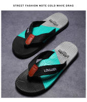 Verano nuevas chanclas sentido de gama alta de los hombres desgaste exterior zapatillas antideslizantes sandalias de los hombres pellizcar pies casual sandalias de los hombres. - details 3