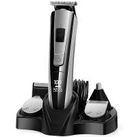 Kemei-cortadora de pelo eléctrica, Kit de belleza, afeitadora multifunción, recortadora de barba, corte inalámbrico, hine, pantalla LCD 5 - details 11