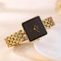 Reloj UTHAI de Lujo Reloj Cuadrado Impermeable para Mujeres Estilo Middle Eastern Pulsera de Cuero - details 4