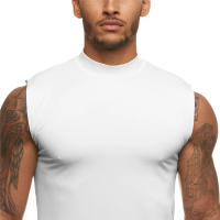Muscleguys Camiseta de Gimnasio Vestido Rápido Secado para Hombres Prenda de Verano Casual - details 6