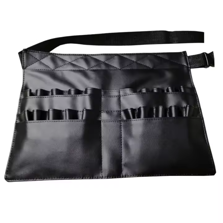 Soporte de herramientas impermeable, organizador de cosméticos duradero multifuncional con cinturón de cintura, soporte para brochas de maquillaje, bolsas de herramientas para artistas de maquillaje - 1
