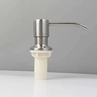 Kit de tubo de extensión de acero inoxidable, fregadero de cocina, dispensador de jabón líquido, gel de ducha, detergente, bomba de prensa manual - details 8