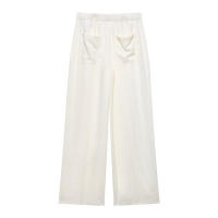 OUWU- 2025, Conjuntos De Pantalones Con Cuello Halter Para Mujer, Tops Asimétricos Con Espalda Descubierta A La Moda, Pantalones De Pierna Ancha Con Cordón, Trajes Informales - details 8