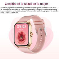Ivanony Reloj Inteligente de Vuelta al Estilo Resistente al Agua IP68 Asistente de Voz - details 5