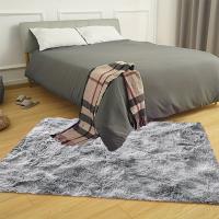 Alfombra Rectangular Del Área Del Teñido Anudado Para La Sala De Estar, Cuarto De Niños, Dormitorio, Alfombra Gris, 1 unidad - details 4