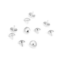 3MM 3.5MM 4MM Latón Color Oro 18K Sólido Hueco Tapas de Cierre con Orificios para Perlas, Suministros para Fabricación de Joyería, Accesorios - details 23