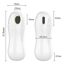 Copa de Masturbación Telescópica de Succión Automática Vibrador Sensual para Adultos Certificado CE - details 0