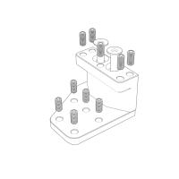 Extensión de Pedal de freno para HUSQVARNA Norden 901 690 Adventure R 790-2019 2024 Super Adventure, almohadilla de clavija de soporte - details 1