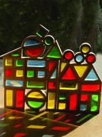 Juguete de madera Montessori para niños, juego de bloques acrílicos apilables de arcoíris, aprendizaje colorido - details 7