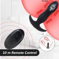 Vibrador Anal Inalámbrico Masajeador Prostatal para Hombres Juguete SM de Estimulación para Retraso de Ejaculación Silicona Salud y Juguetes Sensuales - details 1