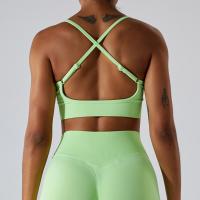 Sujetadores deportivos sin espalda cruzados con top de yoga para mujer - details 14
