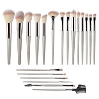 Set de 20 Piezas de Maquillaje de Champán Dorado Brochas Suaves para Base y Sombras de Ojos - details 9