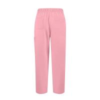 Uniforme de enfermera de color sólido para mujer, traje de pantalones de manga corta con cuello en V de tela de secado rápido, uniforme de enfermería con múltiples bolsillos - details 44