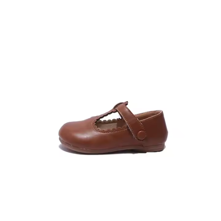 Zapatos de Princesa Suaves GIOIO Calzado de Boca Baja con Cabeza Redonda Color Sólido - 1