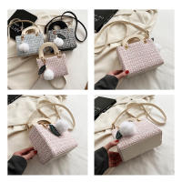 Bolso Cruzado de Moda para Mujer de Alta Gama Primavera-Verano 2025 Bolso de Lana Tendency para Organizadores de Maquillaje y Belleza - details 6
