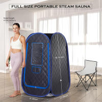 Sauna portátil de cuerpo completo para personas, tienda de Spa de Sauna de plegado rápido con Control remoto, vaporizador grande de 4 L - details 0