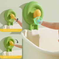 Estante de almacenamiento con ventosa de gran capacidad, estante de almacenamiento para baño montado en la pared, ahorro de espacio, soporte de carga fuerte con orificio de drenaje - details 8