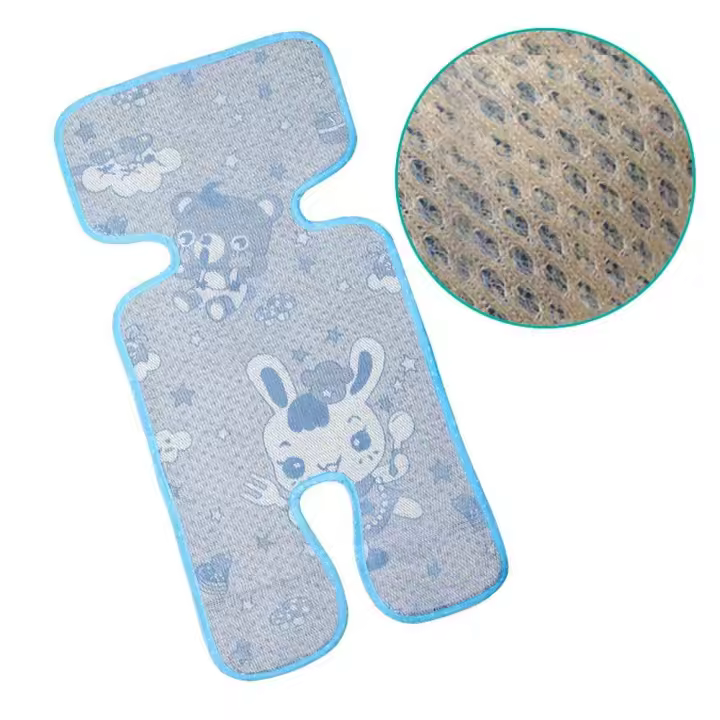 Colchón suave Universal para bebé, estera de seda helada, alfombrilla para bebé, silla para cochecito, asientos, cojín para asiento de cochecito de bebé, almohadilla fresca - 1