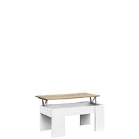 Mueble de TV - Mesa de Salón Moderna, Puerta con Sistema Click, Estante de Cristal Templado, Muy Resistente, Fabricado en Europa, Color Roble - details 8
