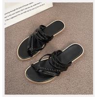 Sandalias de Mujer Verano 2025 Punta Redonda Moderna - Tejido Artesanal con Doble Estilo Playa y Ciudad - Zapatos Deportivo Elegante de Moda para Vacaciones (Estilo Havaianas) - details 21