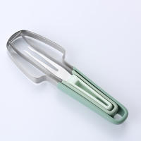 Cortador de sandía de acero inoxidable, herramienta cortadora de paletas de sandía para acampar, Gadgets de cocina - details 1