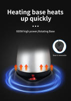 Cafetera eléctrica de acero inoxidable 304C, Caldera de té de 600 ML para 2-3 tazas, 500 W - details 3