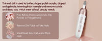 Set de Manicura Eléctrica Portátil Máquina de Perforación de Uñas con 5 Velocidades - details 6
