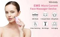 EMS-masajeador Facial de microcorriente, masajeador con rodillo facial en V, rejuvenecimiento de la piel, dispositivo de belleza antiarrugas - details 2