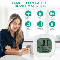 ORIA Termómetro Higrómetro Digital, Bluetooth Sensor de Humedad de Temperatura con Pantalla LCD, Termometro Inalámbrica con Alerta de Alarma, Soporte Android y iPhone para Hogar, Oficina - details 0