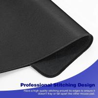 Alfombrilla de ratón negra para juegos, alfombrilla de ratón grande para juegos, alfombrilla de ratón de escritorio para PC, alfombrilla de ratón con teclado, alfombrilla de ratón para ordenador - details 1