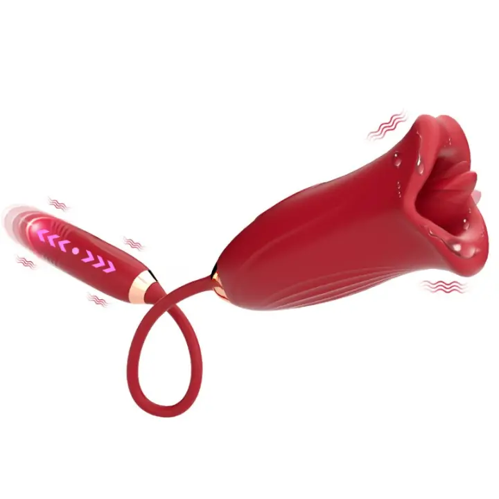 Juguetes sexuales, vibrador femenino vibrador 3 en 1 bofetada AV Stick masturbador femenino coqueteo productos sexuales para adultos eléctrico - 1