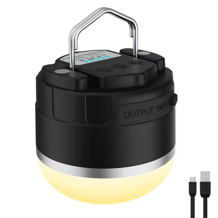 Iluminación para acampar Luz impermeable para acampar al aire libre Luz multifuncional para tienda de carga USB Luz LED de emergencia - 1