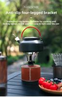 Estufa plegable para exteriores, mini camping de aleación ultraligera, para senderismo, estufa de gas portátil para exteriores - details 4