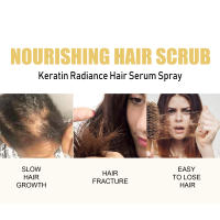 Suero para el cabello con queratina, tratamiento de reparación en aerosol, cabello seco dañado, Frizz, suavizante, hidratante, restauración de cabello suave, acondicionador nutritivo - details 4