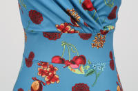 Vestido de fiesta de cóctel estampado estilo superventas de Carnaval de los años 50 - details 3