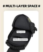 Mochila Táctica para Acampar Bolsa de Hombro Deportiva para Senderismo, Escalada, Ciclismo, Pesca, Viajes Bolsa de Cintura MOLLE - details 6