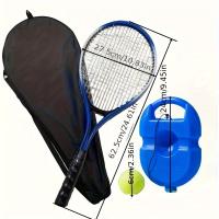 Juego de Entrenamiento de Tenis Raqueta de Tenis Base y Pelota de Tenis Equipo de Entrenamiento de Tenis Portátil - details 0