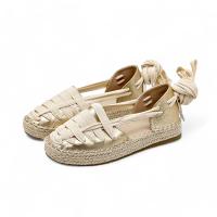 Sandalias Planas de Lona con Cordones de Yute Para Mujer Tendencia Elegante Cómoda y de Moda Para Primavera y Verano - details 5
