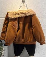 Chaqueta de Piel de Pana para Niños Cálida Abrigo de Invierno Moda infantil de Alta Calidad - details 10