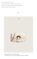Nuevo bolso de mujer, cadena bordada de alta gama multifuncional, color sólido, bolso cuadrado pequeño, correa para el hombro - details 3