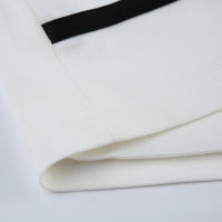 BUNO-Conjunto de vestido de mujer en contraste de color, conjunto de 2 piezas ajustado con vendaje de retazos, tops de tubo sin mangas, minifaldas de cintura media - details 20