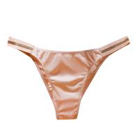 Ropa interior sexy de cintura media sin costuras, sin cuello, de seda fría, con entrepierna de algodón, ropa de mujer - details 6