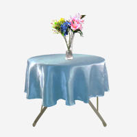 Mantel de Satén Multicolor de 145cm Ideal para Bodas, Fiestas, Decoración de Mesa de Hogar - details 11