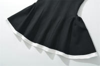 - Vestido Formal de Mujer 2025 con Volantes, Cuello y Tirantes, Color Pure Desire Wind Collision, . - details 6