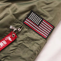 TOP GUN CWU-45P parche bordado estilo militar chaqueta Bomber piloto vuelo abrigo de invierno - details 17