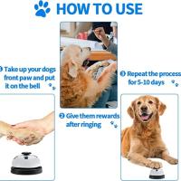 Timbre de Lata de Mesa Llamada de Campana de Mão para Mascotas Juguete de Campana de Comida de Navidad - details 6