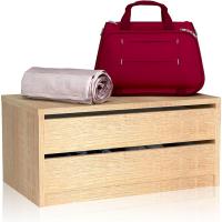 cajones, Mueble Auxiliar Almacenamiento Dormitorio, Modelo Uniq, Color Blanco, Medidas - details 4
