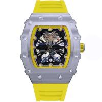 Reloj de Lujo para Hombres Reloj de Negocios Litio Autómico con Fecha y Luz Empuñadura de Cuero - details 9