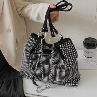 Bolso de Mano de Cuero PU de Gran Capacidad para Mujer Diseño de Lujo con Piedras Preciosas Bolso de Compras de Moda con Mango Superior - details 7